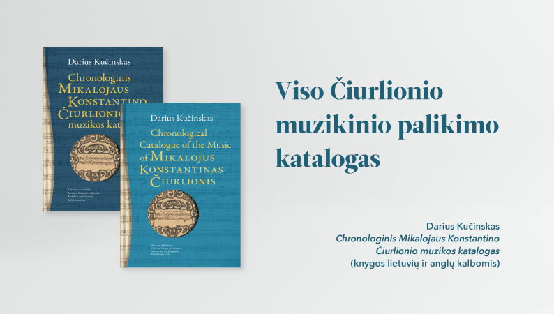 Chronologinio Mikalojaus Konstantino Čiurlionio muzikos katalogo viršelis