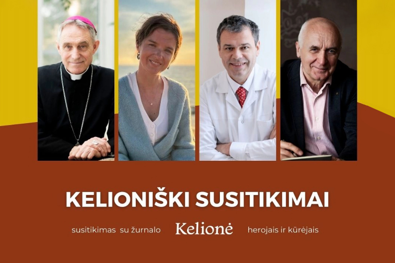 Renginio iliustracija, pranešėjų nuotraukos