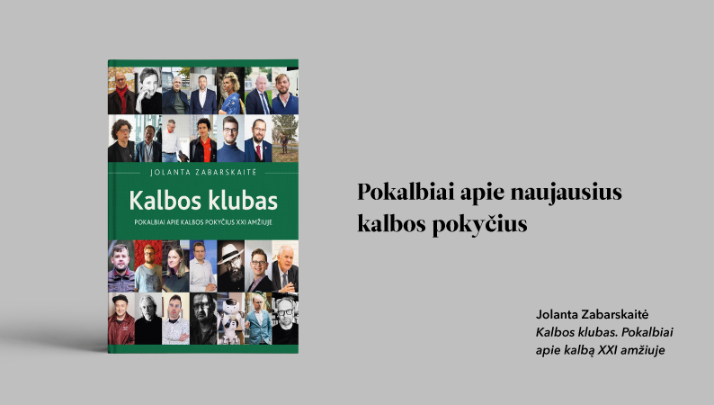 Knygos „Kalbos klubas. Pokalbiai apie kalbą XXI amžiuje“ viršelis