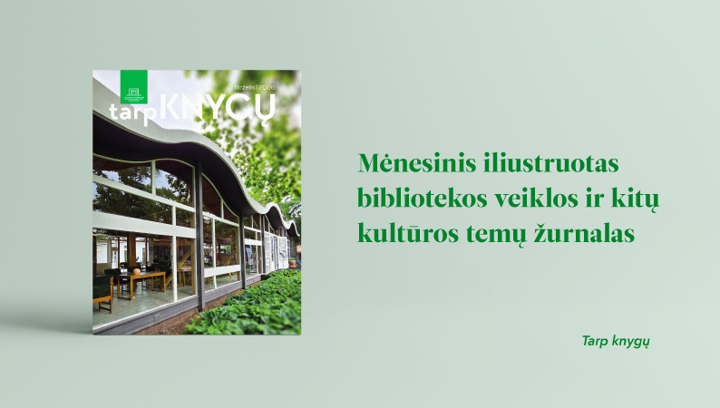 „Tarp knygų“ gegužės numerio viršelis