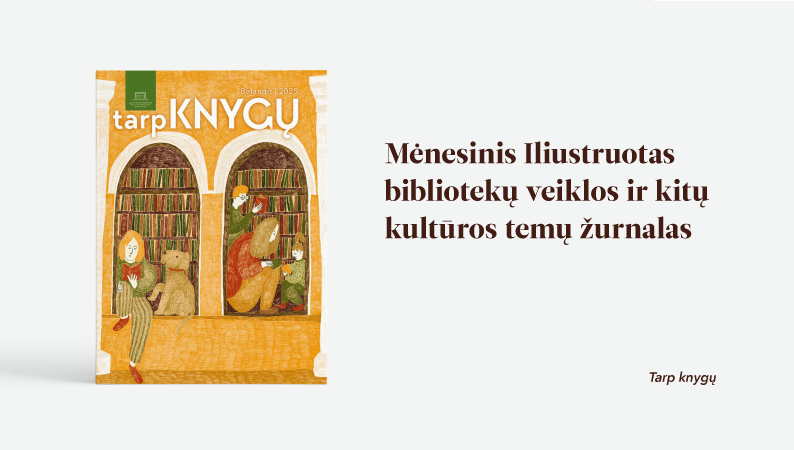 „Tarp knygų“ balandžio mėnesio numeris