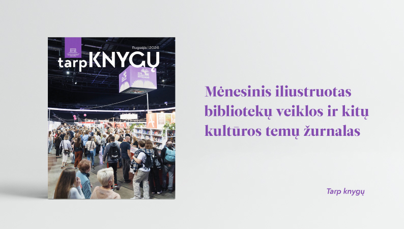 „Tarp knygų“ rugsėjo numerio viršelis