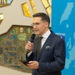 Europos Tarybos generalinis sekretorius lankėsi Nacionalinėje bibliotekoje, kur šiemet pradės veikti informacijos punktas baltarusiams 