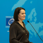 Europos Tarybos generalinis sekretorius lankėsi Nacionalinėje bibliotekoje, kur šiemet pradės veikti informacijos punktas baltarusiams 