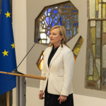 The Secretary General of the Council of Europe visited the National Library, where an information point for Belarusians will open this year 