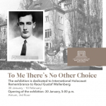 Exhibition “To Me There’s No Other Choice”