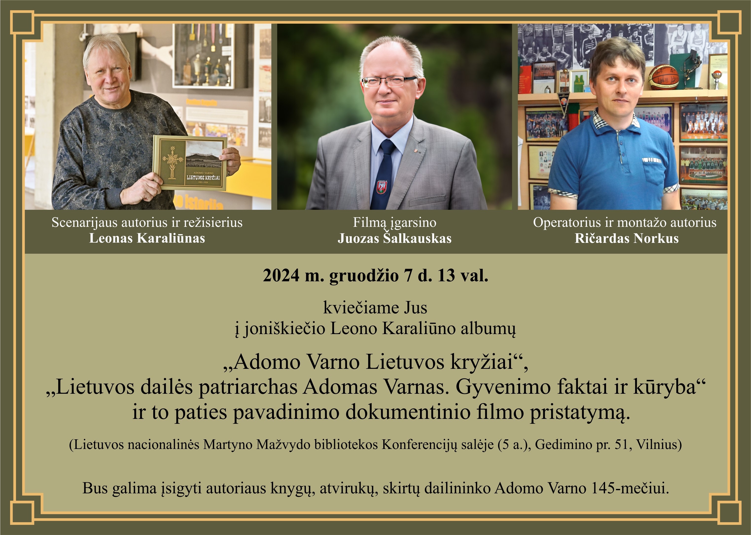 Adomo Varno renginys