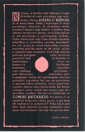 9 Daikto kunas